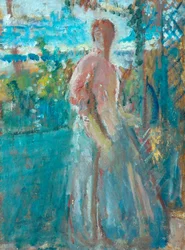 Na balkóně, kolem 1911-12